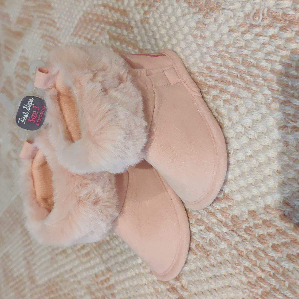 Baby Fur Trimmed Boots